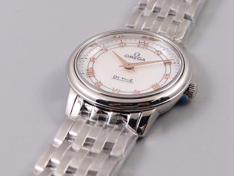 Omega super a butterfly flying ladies watch quartz series watch 27.4mmdetail shots