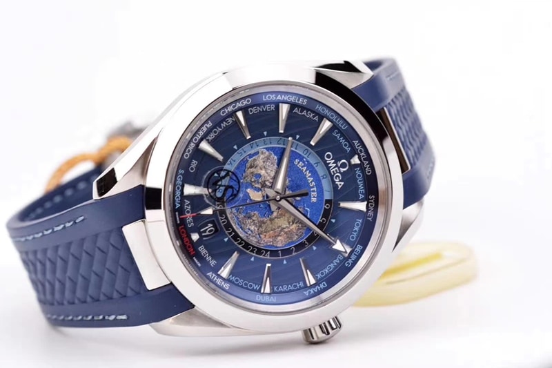 watch vs. Omega's new Seamaster series 220.12.43.22.03.001 front view