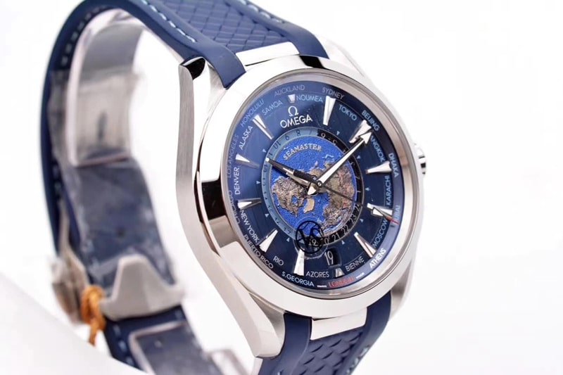 watch vs. Omega's new Seamaster series 220.12.43.22.03.001 front view