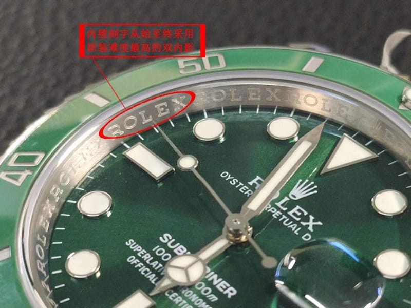 N Factory Rolex Top Watch "Green Water Ghost" V11 Version Review and Iteration V12 Detail Pictures