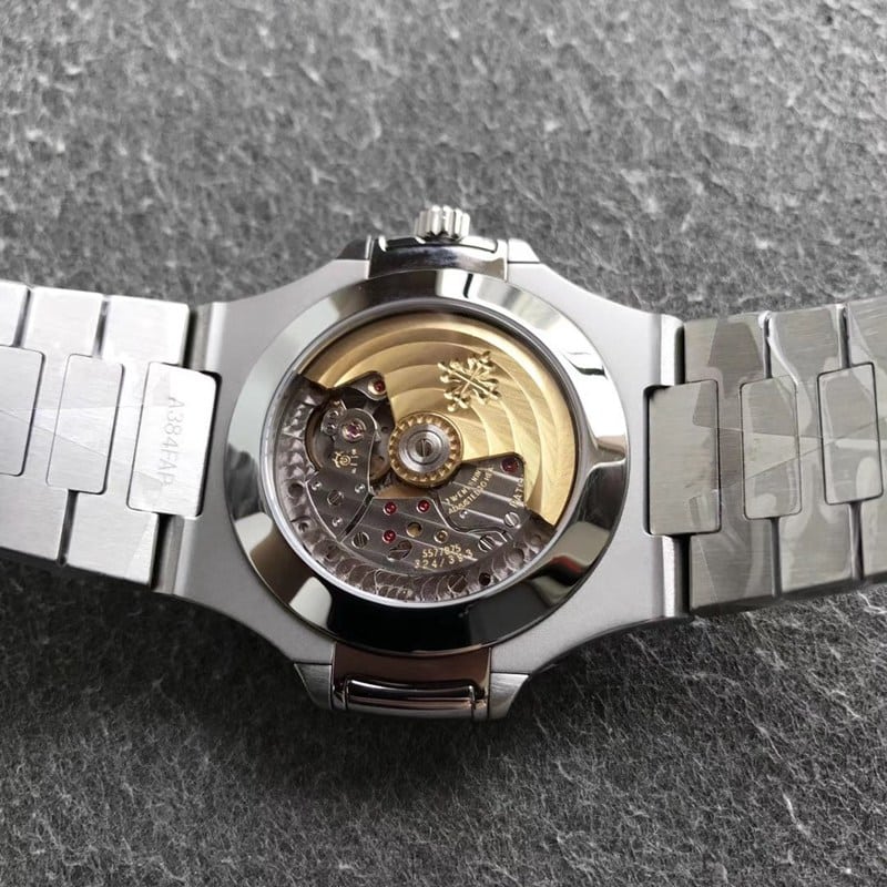 V9 Factory Patek Philippe Nautilus 5726 Top Men's Mechanical Watch Black Dial Movement Diagram