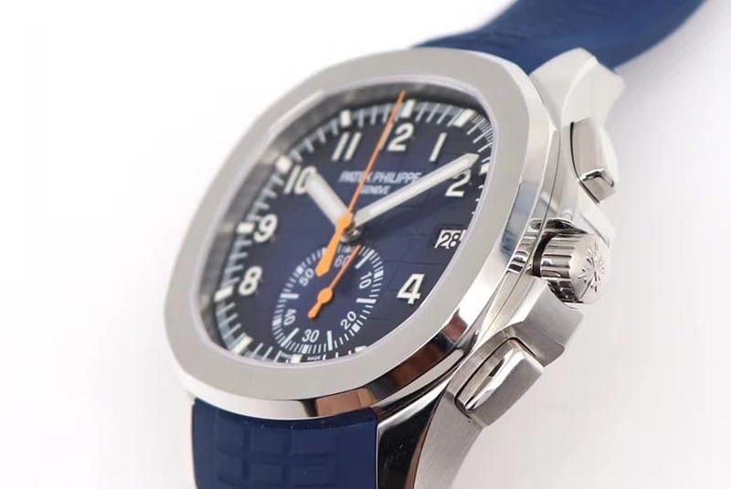 OM Factory Top Patek Philippe Nautilus Chronograph Watch New 5968A-001 Integrated Movement Watch Blue Detailed Pictures