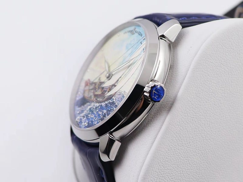 Athens gilt classic series watch 3203-136LE-2/MANARA.01 side view