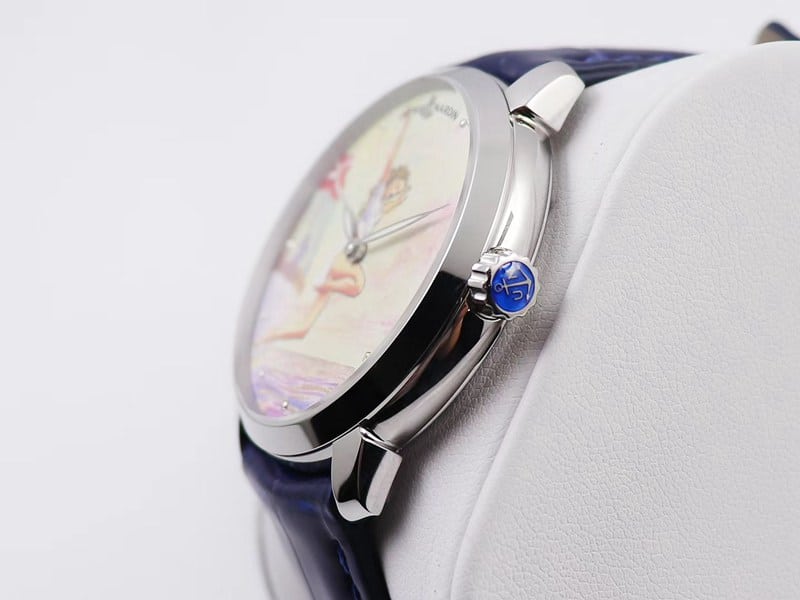 Athens gilt classic series watch 3203-136LE-2/MANARA.03 side view