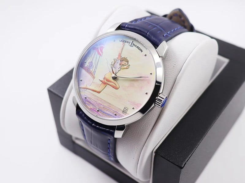 Athens gilt classic series watch 3203-136LE-2/MANARA.03 front view