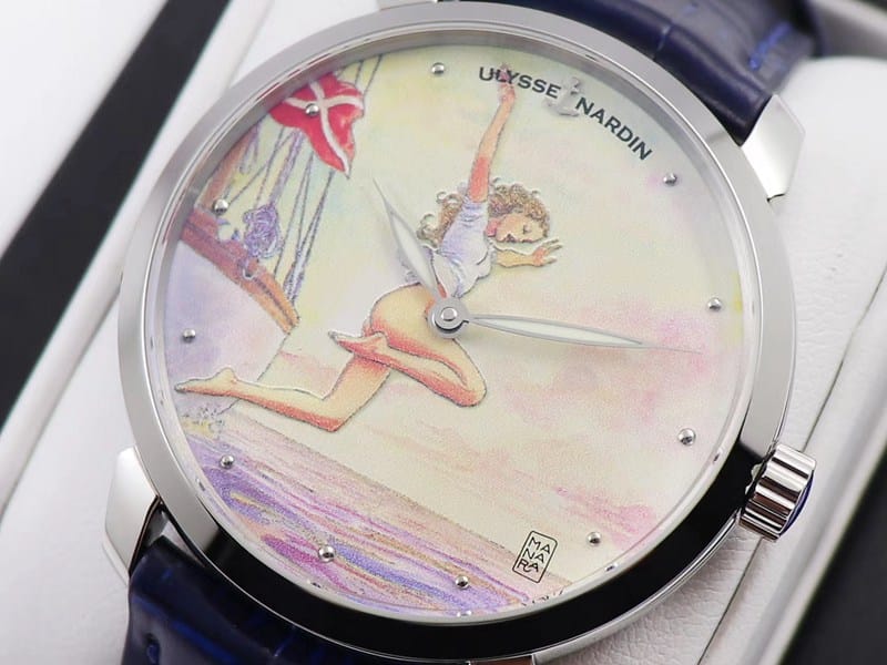Athens gilt classic series watch 3203-136LE-2/MANARA.03 front view