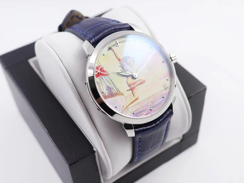 Athens gilt classic series watch 3203-136LE-2/MANARA.03 front view
