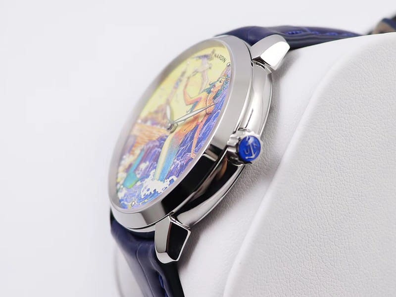 Athens gilt classic series watch 3203-136LE-2/MANARA.10 side view