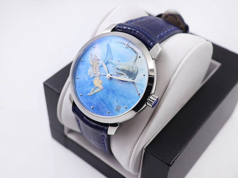Athens watch gilt classic series 3203-136LE-2/MANARA.04 front view