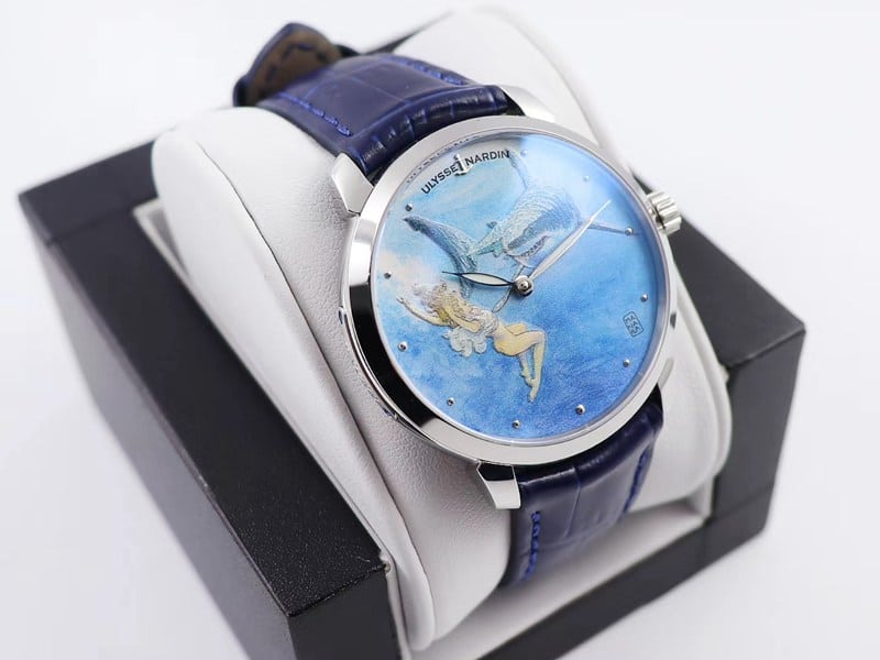 Athens watch gilt classic series 3203-136LE-2/MANARA.04 front view