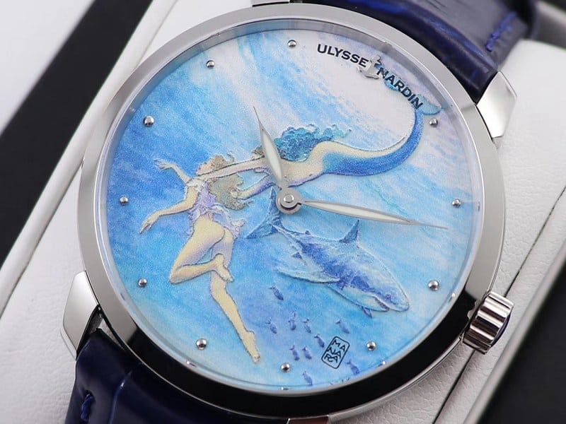 Athens watch gilt classic series 3203-136LE-2/MANARA.05 front view