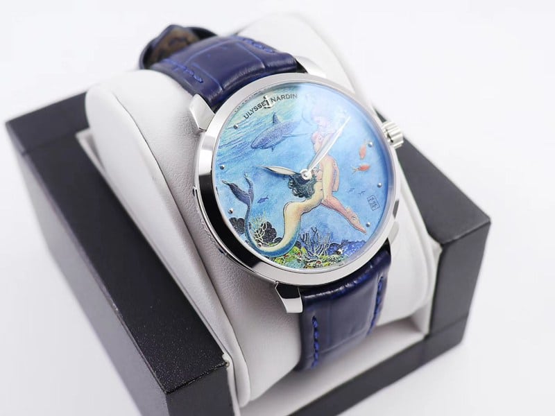 high-quality Athens watch gilt classic series 3203-136LE-2/MANARA.08 front view
