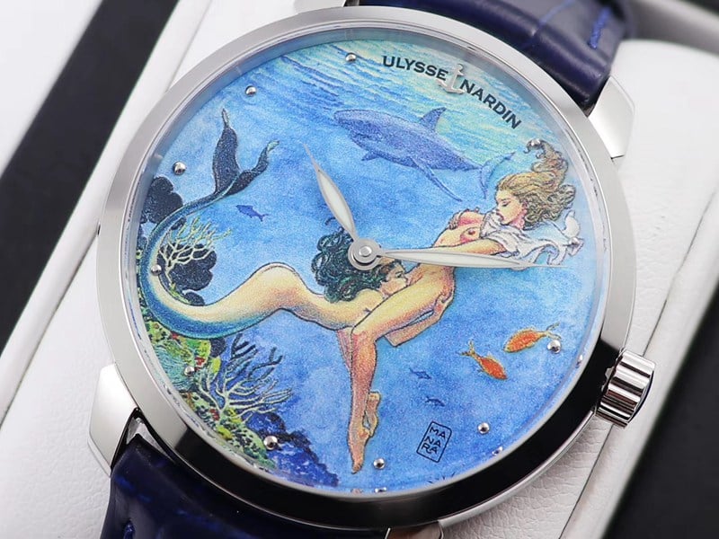 high-quality Athens watch gilt classic series 3203-136LE-2/MANARA.08 front view