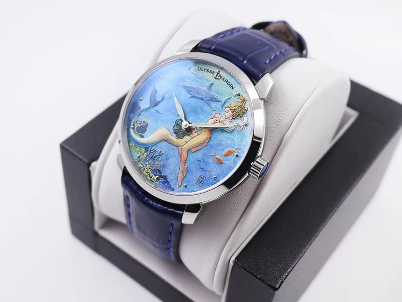 high-quality Athens watch gilt classic series 3203-136LE-2/MANARA.08 front view