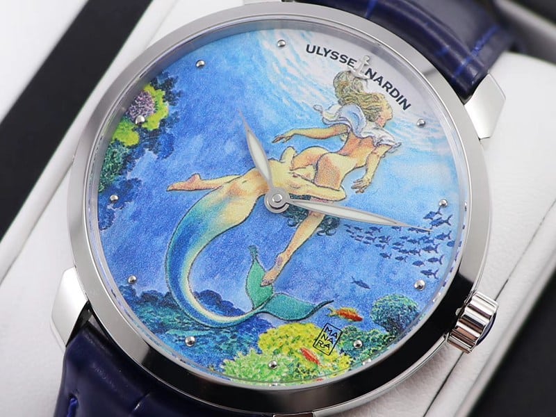 Ulysse Nardin top-tiersuper gilt classic series watch 3203-136LE-2/MANARA.06 front view