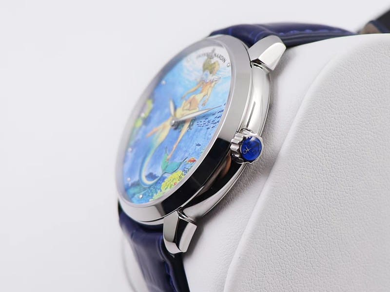 Ulysse Nardin top-tiersuper gilt classic series watch 3203-136LE-2/MANARA.06 side view