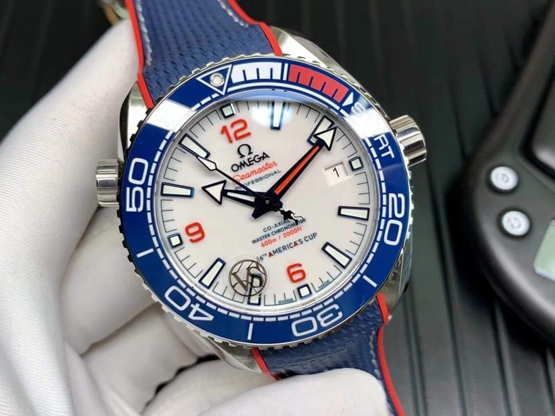VS FactoryOmegareplica watch 43.5mm new Seamaster 600m America's Cup front view