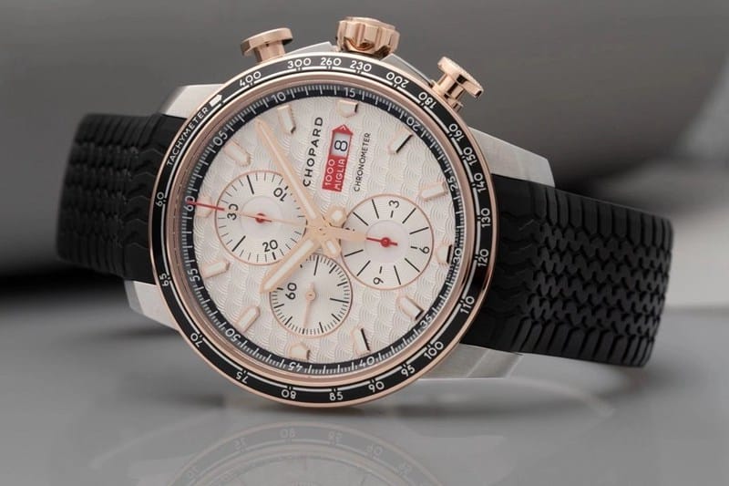 watch ChopardV7 factory boutique racing series black dial men's mechanical watch front view