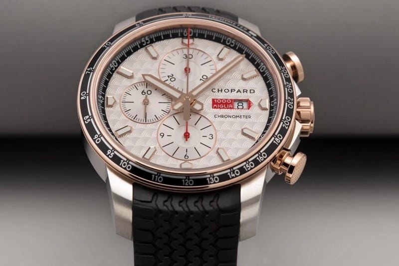 watch ChopardV7 factory boutique racing series black dial men's mechanical watch front view