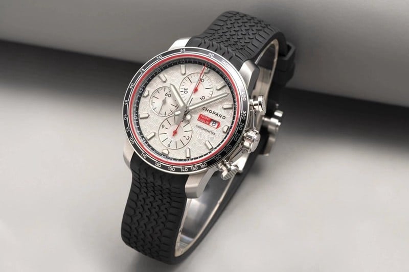 watch ChopardV7 factory racing series rose goldblack dial boutique men's mechanical watch front view