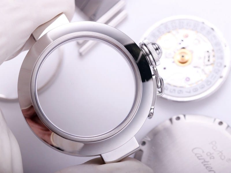 V9Cartier2020 latest series W31074M7 ladies automatic movement watch review back cover picture