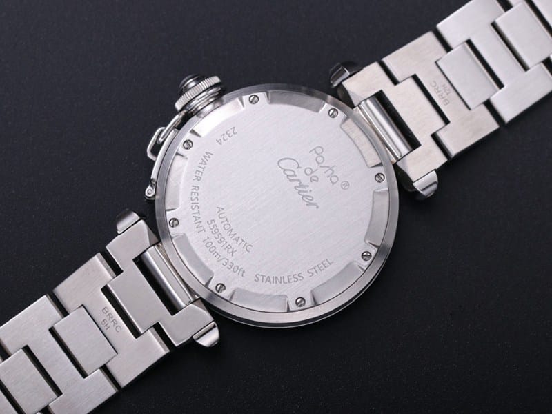 V9 FactoryCartierhigh-quality watch Pasha series W31074M7ladies' watch mechanical pink dial back cover picture