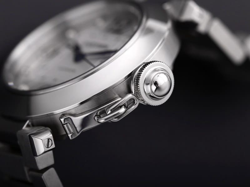 V9 Factorysuper watch Cartier Pasha series W31074M7 ladies automatic movementwhite dialdetail shots