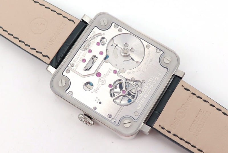 BBR factory replica Bell & Ross watch new BR-X2tourbillonv2 upgraded version square mechanical movement diagram