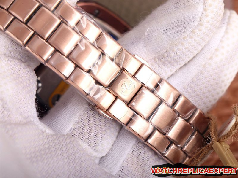 Seven day display five watch SEVENFRIDAY/automatic movementmen's watch Swiss steel bracelet large dialrose gold color clasp picture