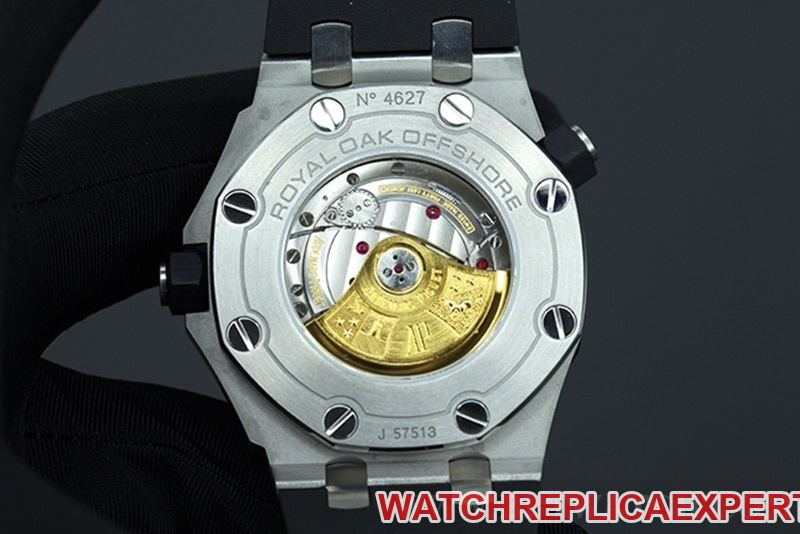 Audemars Piguet15710 Royal Oak Offshore Back Translucent lume Mechanical Watch Movement Picture