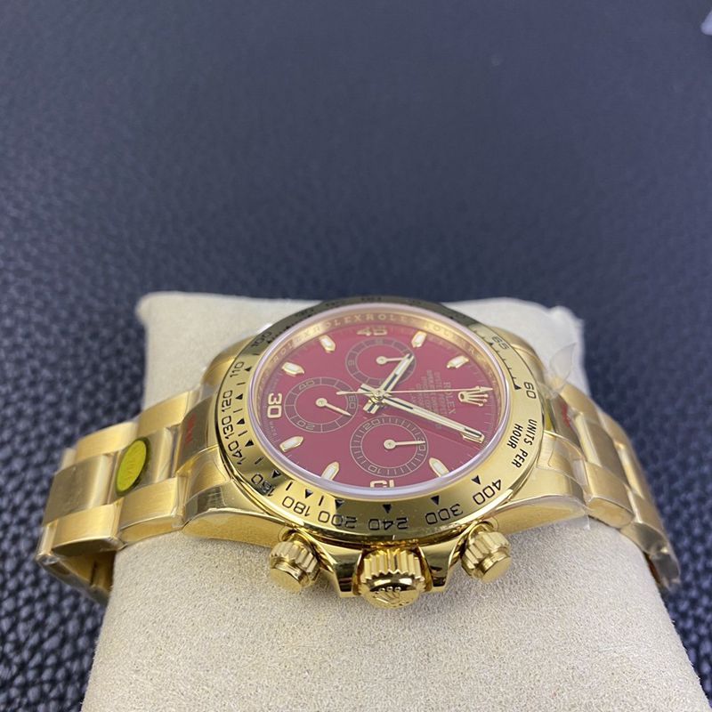Rolexreplica watch Daytona4130movementBLKEN customized version red moon side view