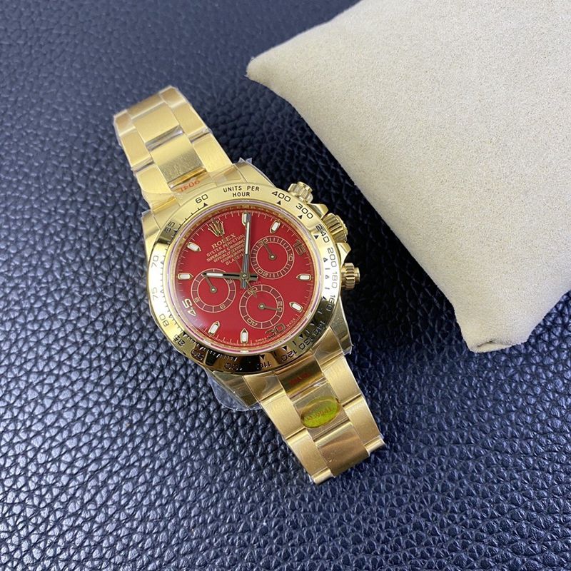 Rolexreplica watch Daytona4130movementBLKEN customized version red moon front view
