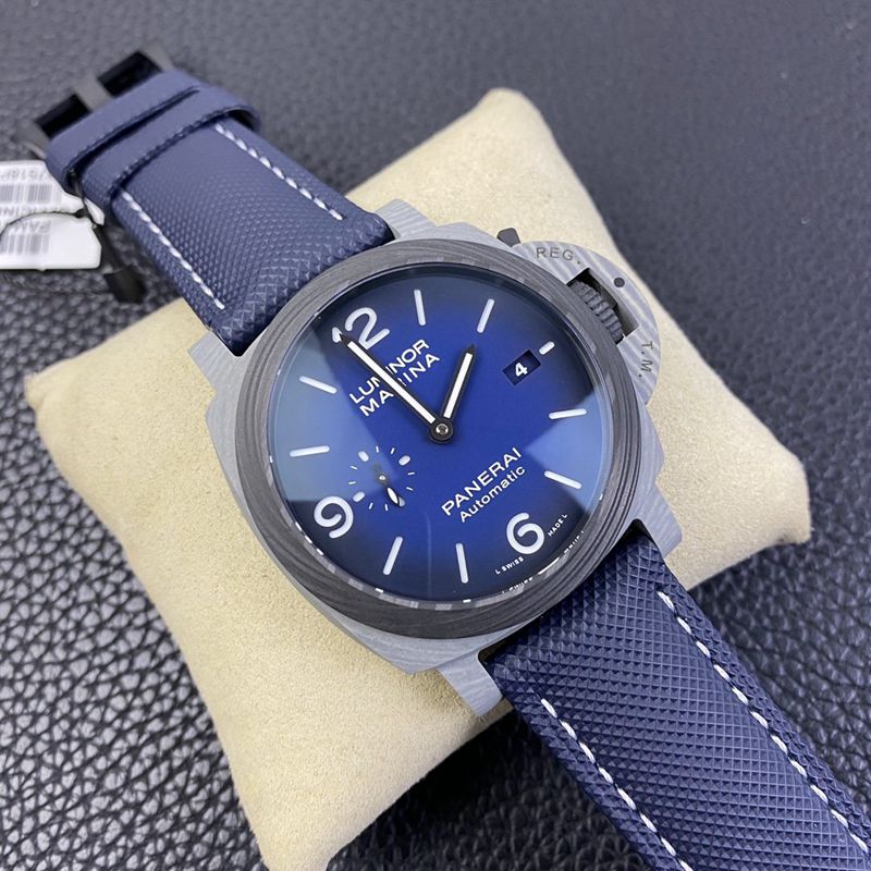 PaneraiPAM1663 latest carbon fiber Fibratechreplica watch front view