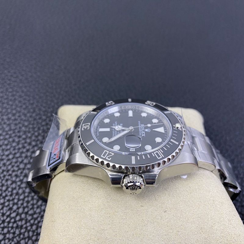 Rolex Black Submariner V3 version watch side view