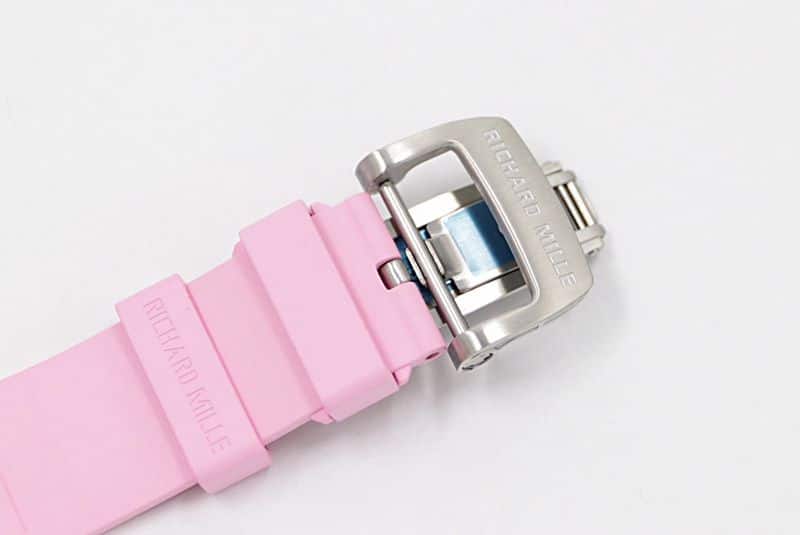 Richard Mille’s new RM-055 imported white ceramic “V2” upgraded watch clasp picture