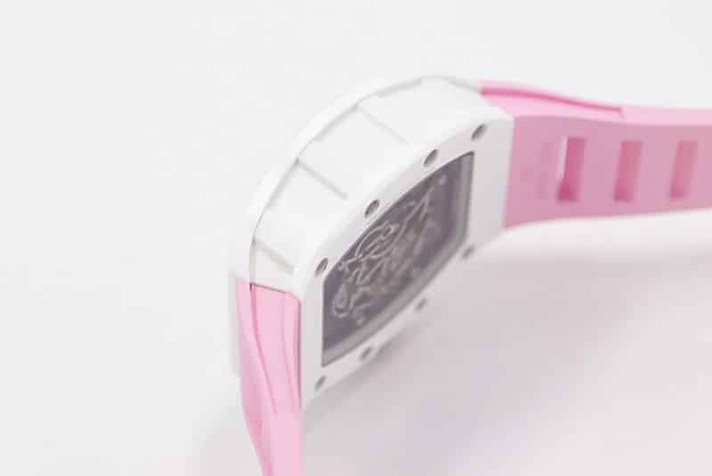 Richard Mille RM-055 V2 white ceramic side view