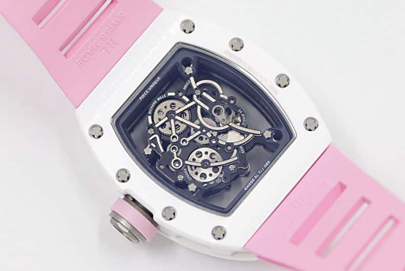 Richard Mille RM-055 V2 white ceramic movement picture