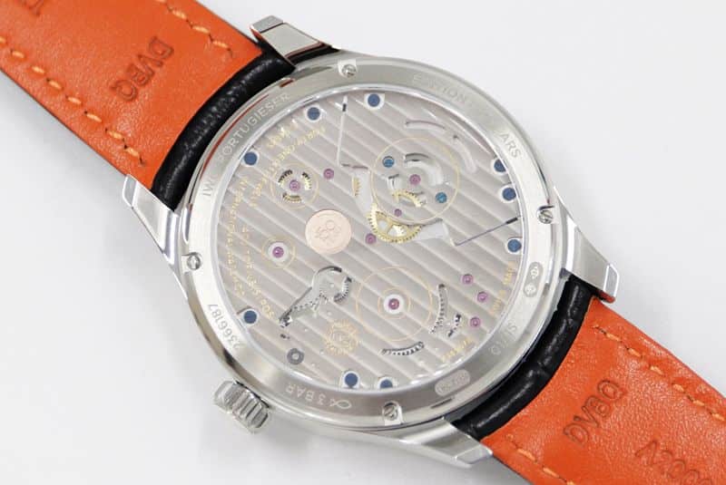 IWC Portuguese series constant power tourbillon 150th anniversary special edition watch movement picture