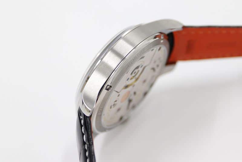 IWC Portuguese series constant power tourbillon 150th anniversary special edition watch side view