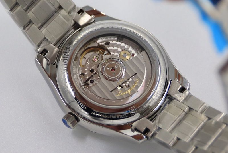 GS factory Longinesreplica watch master series moon phase watch white dial316stainless steelbraceletmovement picture