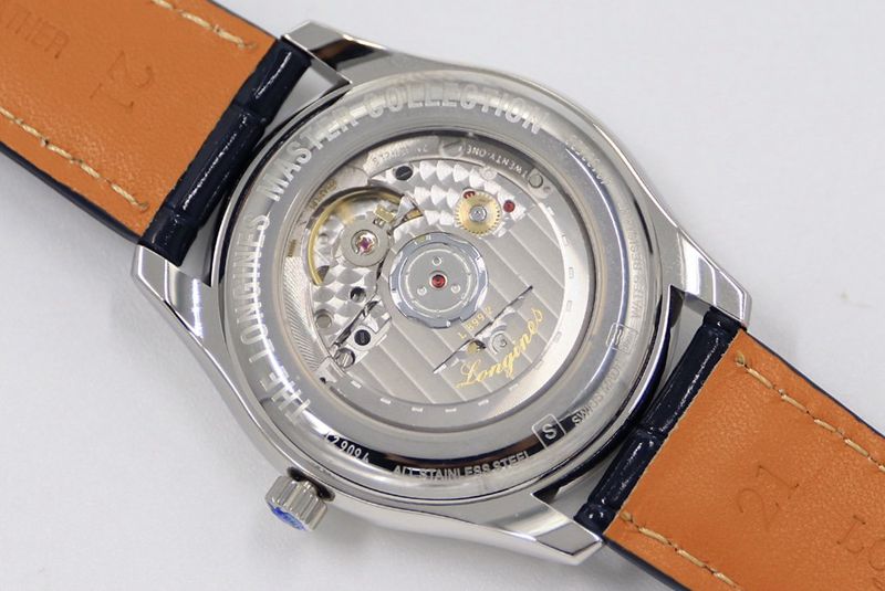 GS factory Longinesreplica watch master series moon phase watch simple blue dialmovement picture