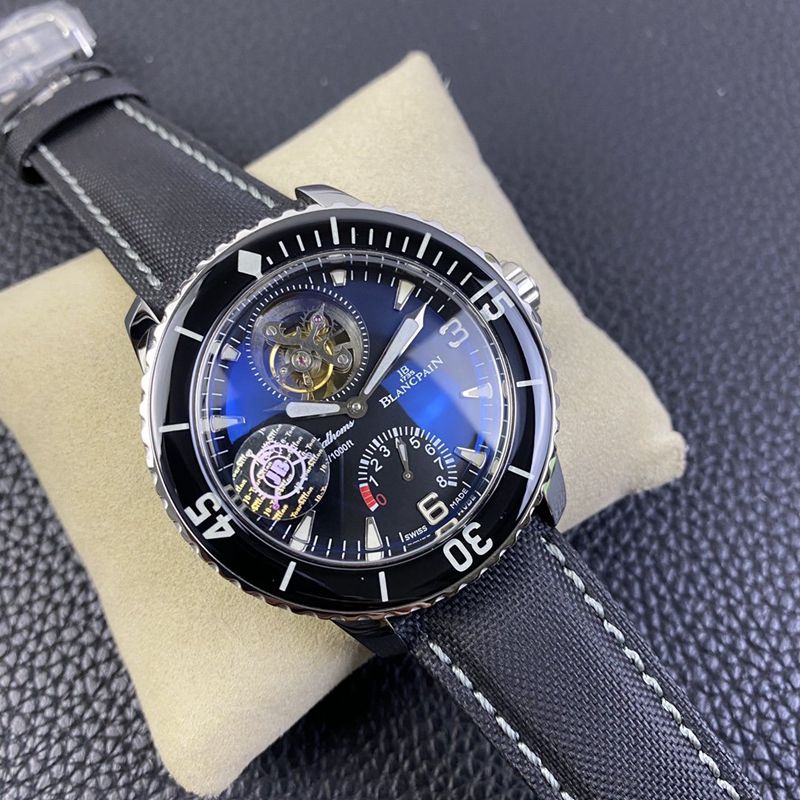 Blancpain Fifty Fathoms Series Ultimate Edition Genuine Tourbillon Men's Watch Watch Front View