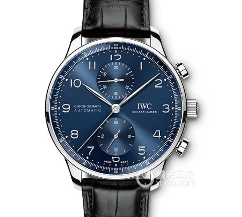 ZF Factory Portuguese Universal collectible watches Blue Plate Chronograph Belt Model IW371606