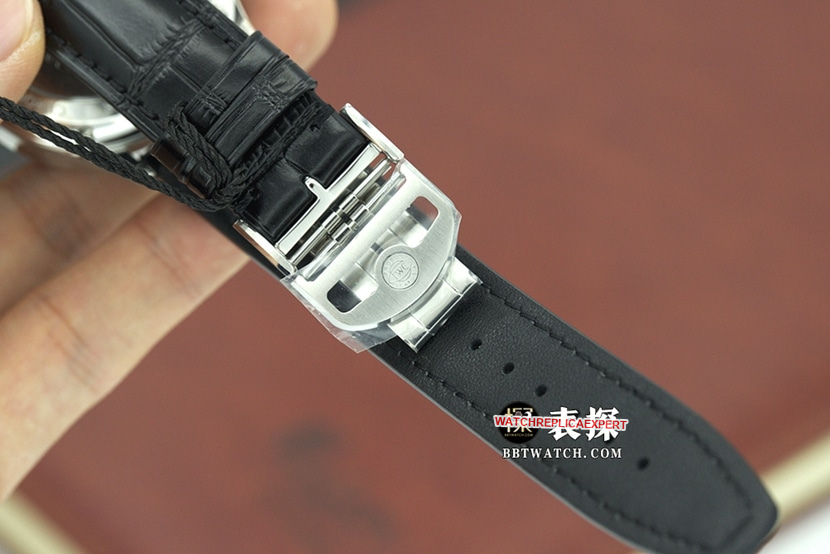 ZF factory Portuguese Universal collectible watches blue dial chronograph strap models IW371606 buckle actual photo