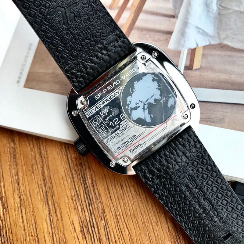 Sevenday display five watch new sevenfridayP1B/10 joint model back cover picture