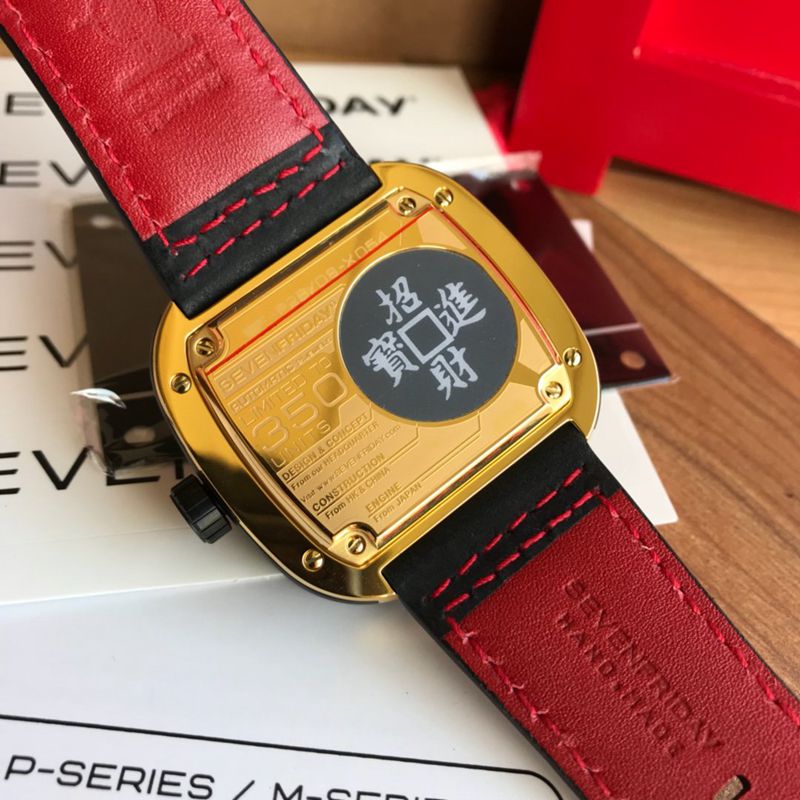 Seven day display five watch lucky money limited edition automatic movementmen's watch back cover picture