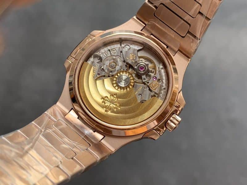 Patek Philippereplica watch Nautilusdiamond bezel full rose gold women's movement picture