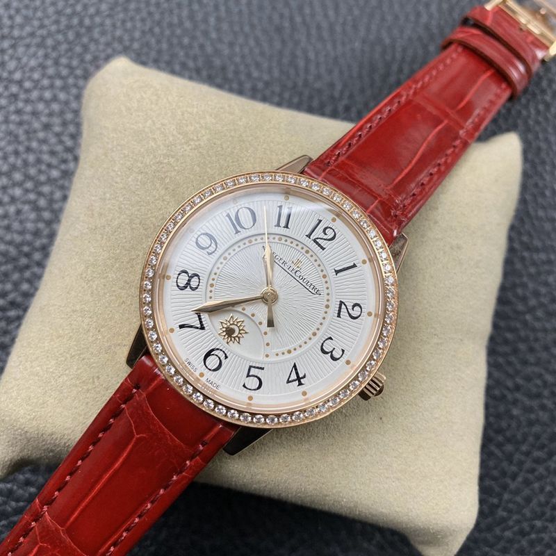 Jaeger-LeCoultrereplica watch dating series women's rose gold watch front view
