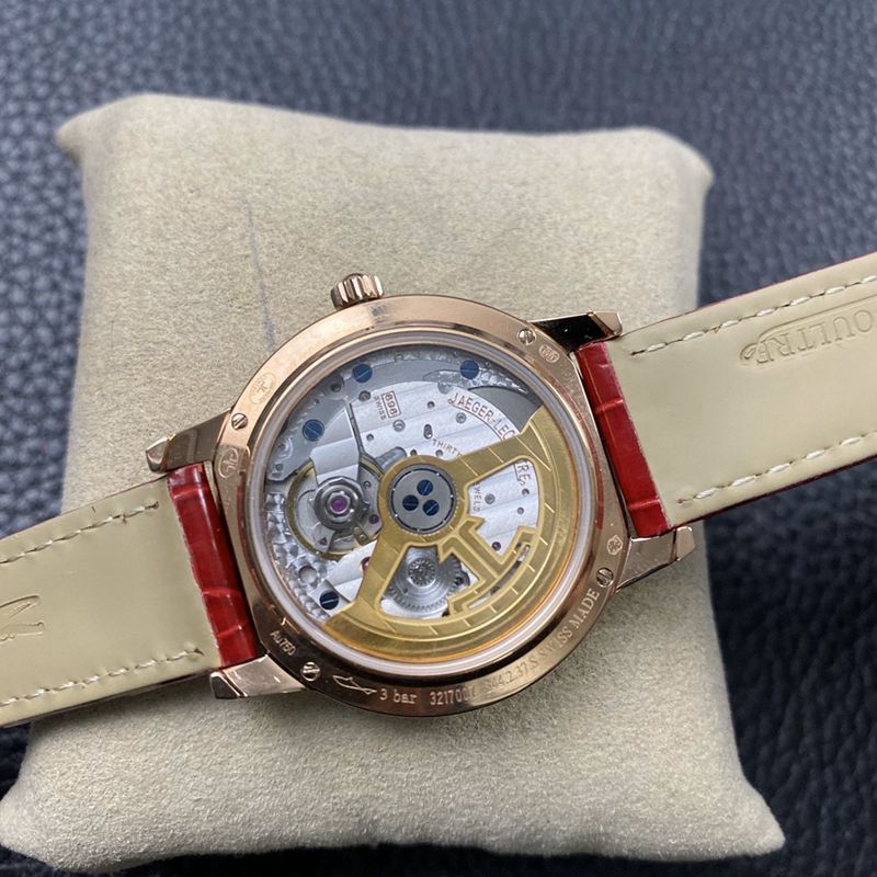 Jaeger-LeCoultrereplica watch dating series women's rose gold watch movement picture