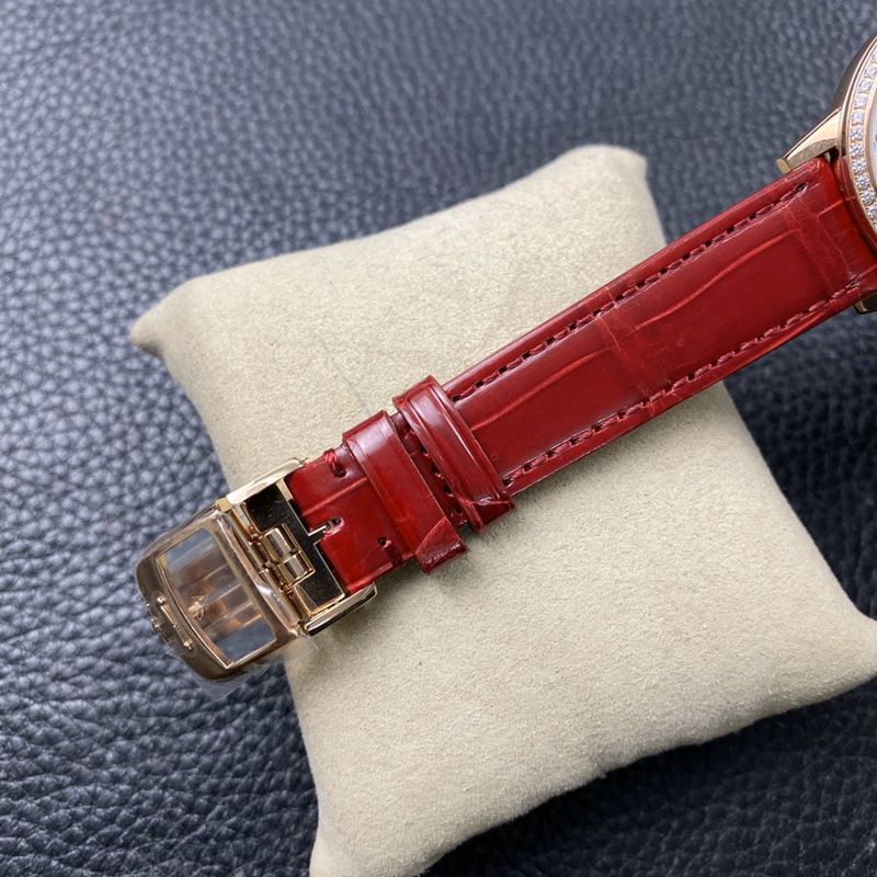 Jaeger-LeCoultrereplica watch dating series women's rose gold watch clasp picture